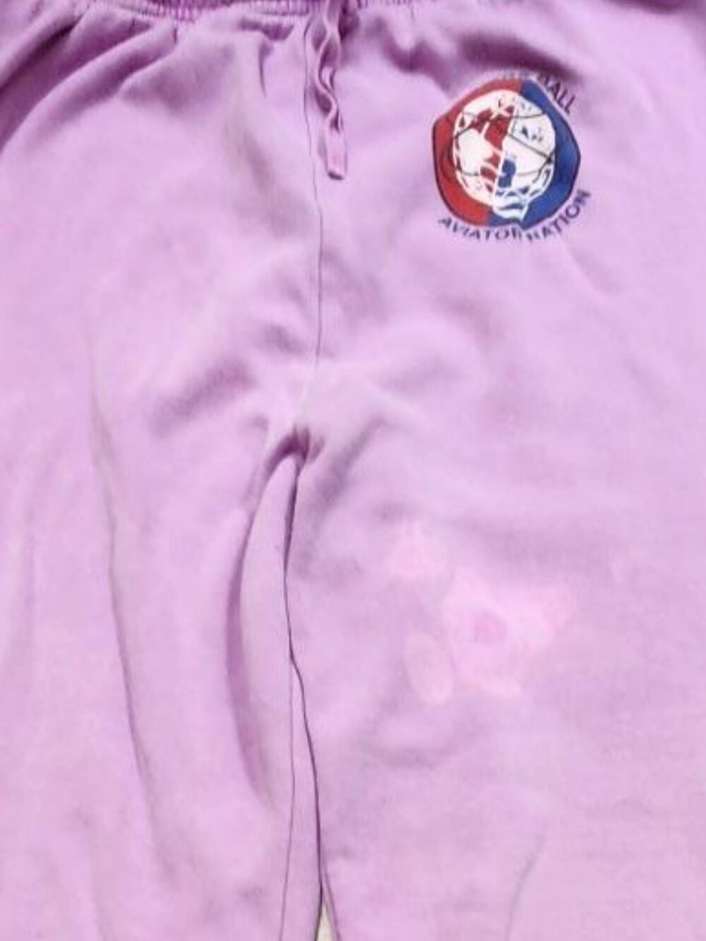 Aviator Nation Governors Ball Purple Graphic Sweatpants XL Made in USA - Picture 2 of 9